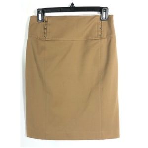 Express Tan Pencil Skirt size 4